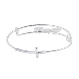 Alex and Ani Cross In-Line Bangle