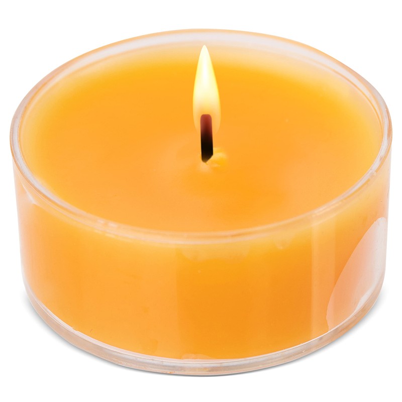 HYOOLA Scented Tealight Candles - Clear Cup - Winter Orange