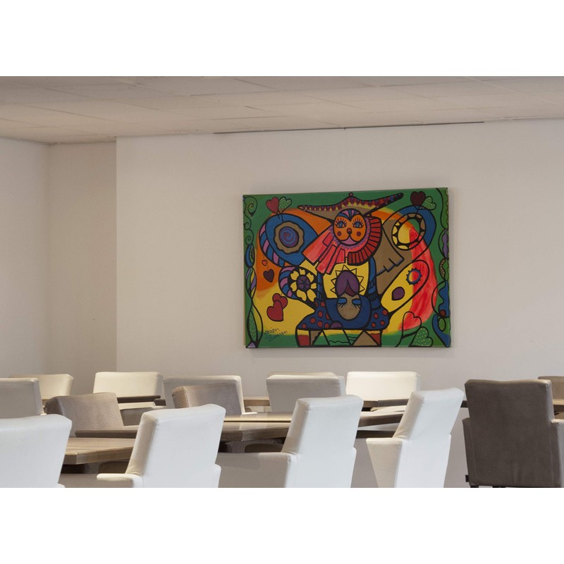 STAS U-Rail - Ceiling Picture Hanging Rail System & Window