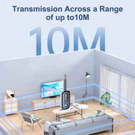 RUOVXWU 2 in 1 Bluetooth 5.4 Transmitter Receivers,Audio Adapter, Mini Wireless Car Transmitter Receivers with 3.5mm Aux Bluetooth Adapter for Home Car Airplane PC Audio Music Headphones TV Speakers