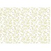 Brodnax Prints Dollhouse Wallpaper Brodnax Green & Cream Leaves "Cherry