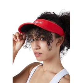 Sportkind Tennis, Padel, Running, Golf Sun Visor, red