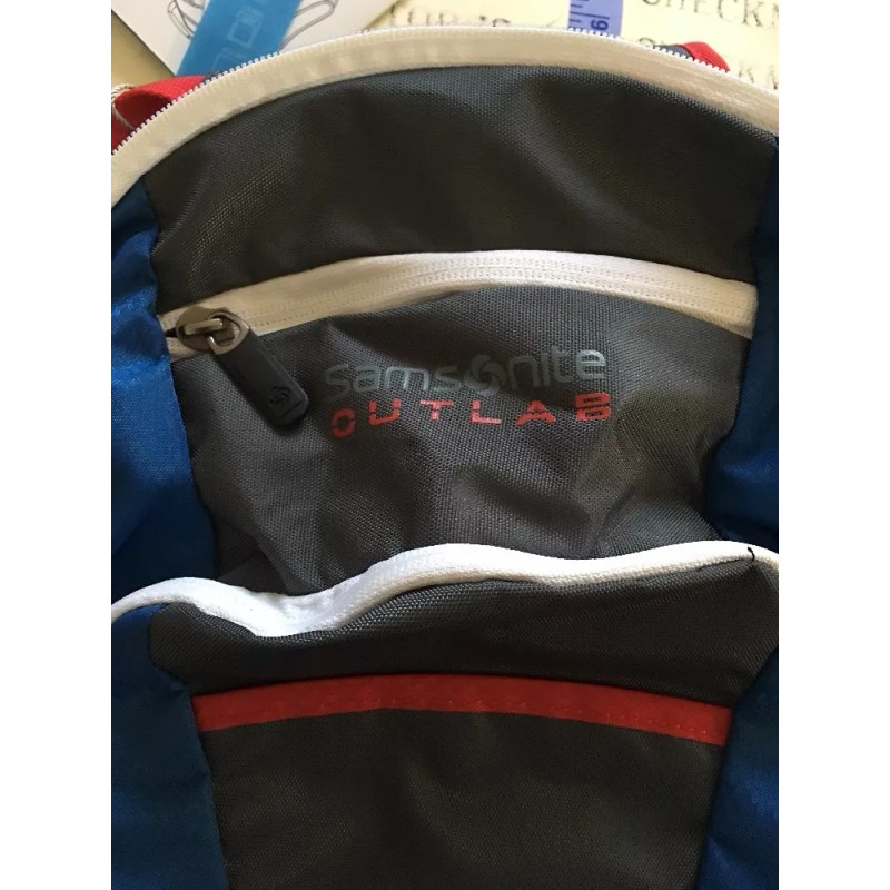 Samsonite 75590-291 Outlab Grouper Backpack Multipurpose Backpack Blue/White/Red