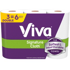 Viva Signature Cloth Paper Towels, 3 Double Rolls, 86 Sheets per Roll