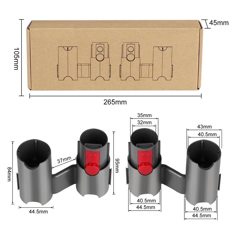 2 PCS Storage Bracket Holders Accessories Holder for Dyson V7