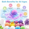 Ocean Theme Bath Bomb Set with Hidden Sea Creature Charms,