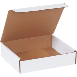 TAPEPLANET 8" X 7" X 2" White Literature Mailers (50 Per Bundle)