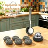8 PCS Stainless Steel Scrubber Metal Sponge Pads Steel Wool
