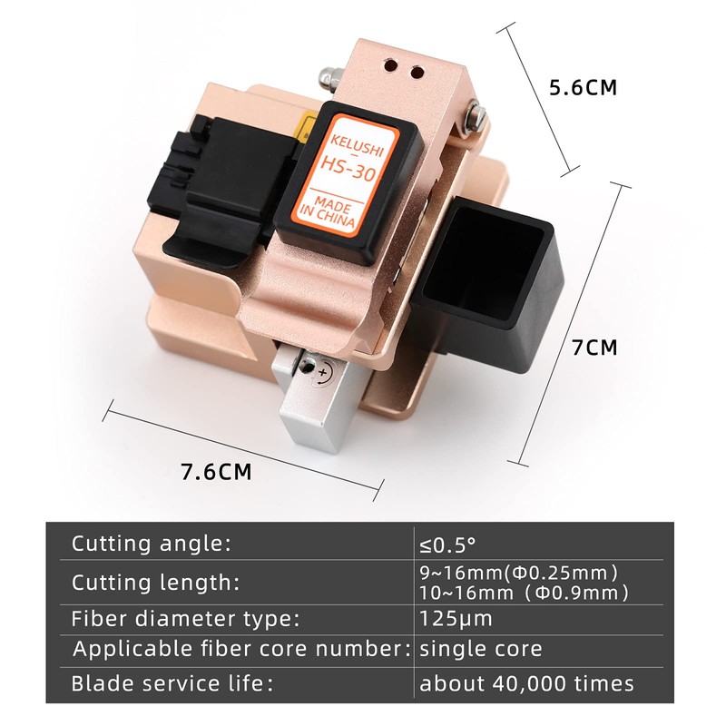 High Precision HS-30 Optic Fiber Cleaver Fiber Optics Cutter Cutting
