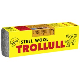 Trollull Stahlwolle, 200 g, Medium, 0, kann verwendet werden, um Holz, Schmutz von Fliesen und Steinböden, Polieren von Kupferrohren und Armaturen