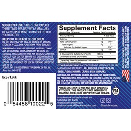 Basic Brands - MOVE Pureflex Glucosamine Chondroitin - Joint Support Supplement for Flexibility & Mobility - 60 Capsules - 2-pack
