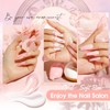 ROSALIND Poly Nail Gel 2 Farben WeiÃ Pink Gel mit