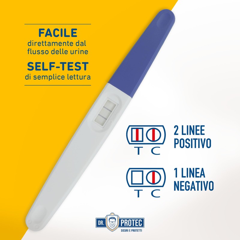 Dr Protec, Test di Gravidanza Rapido, 1 pezzo
