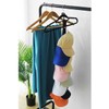 ASEANAO Closet Hanging Cap Organizer,Closet Hook Cap Holder Hat Storage