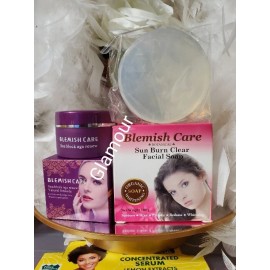 blemish care 2pcs. Blemish care sun burn clear & sun block age Renew facial cream. Organic 👌