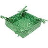 Sintra Recycled Cotton Spotted Bread Basket - Green