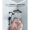 Rain Shower Head with Handheld Spray Combo Set, Adjustable 12"