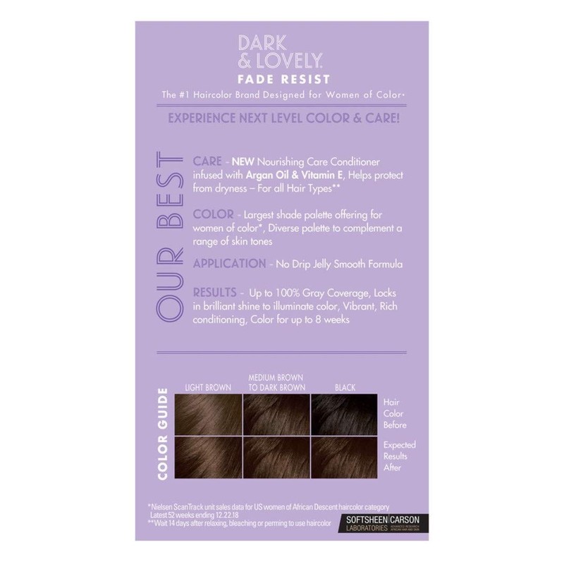Dark & Lovely Color #386 Brown Sugar (3 Pack)