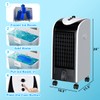 PETSITE Evaporative Air Cooler, 3-in-1 Personal Swamp Cooler with 3
