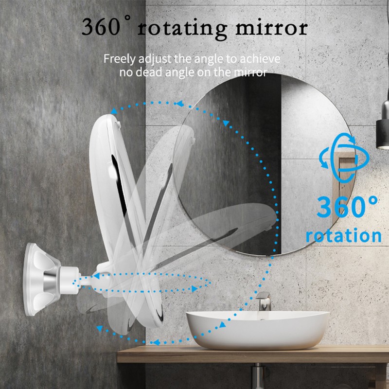 10X Magnifying Makeup Mirror With Lights Portable LED Lighted Cosmetic