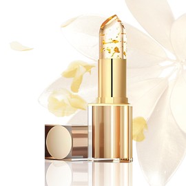 Transferproof Colour Changing Lipstick, Long Lasting 24H Lipstick, Moisturizing Glossy Tinted Lip Gloss with Gold Foil, Temperature Reactive Lip stick for Women, Non-Sticky, Kiss-Proof