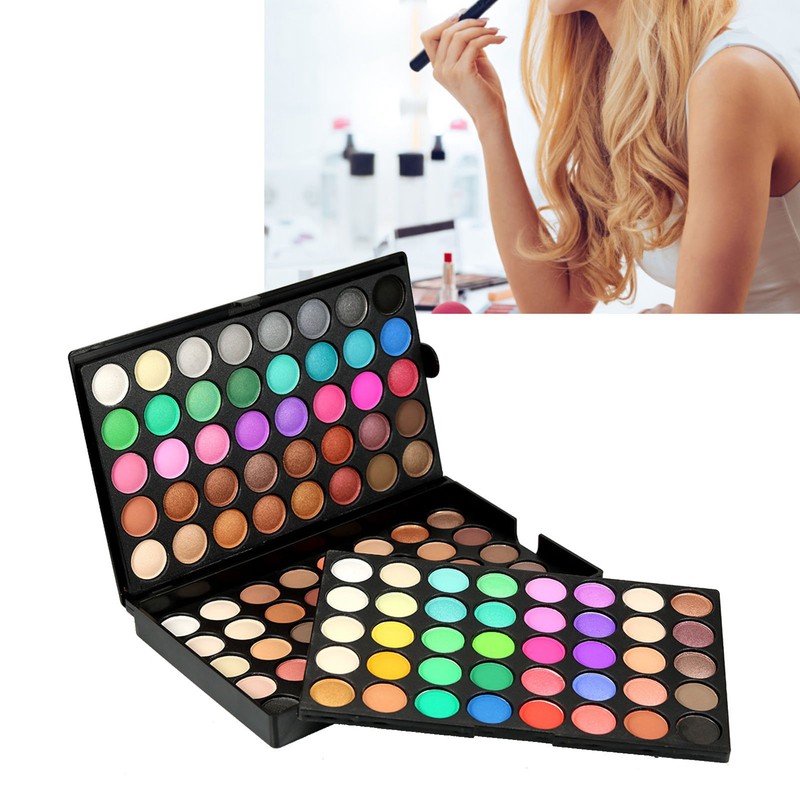 120 Colors Eyeshadow Palette Long Lasting Glitter Matte Eye Shadow
