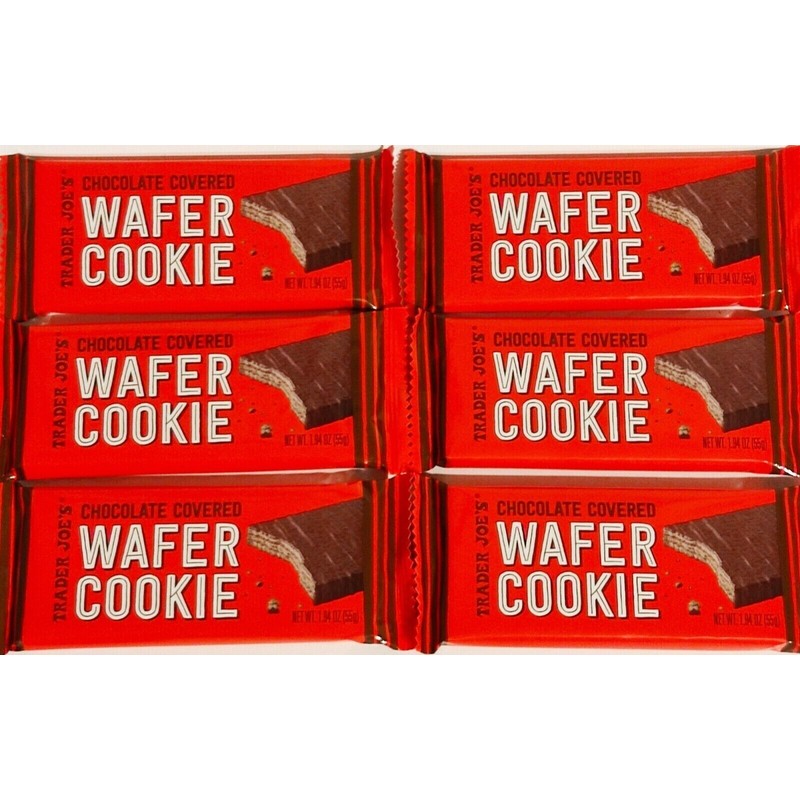 Trader Joe's 6 Packs Trader Joe's Chocolate Covered Wafer Cookie