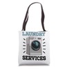 Laundry Services Mechanic Funny Women Washing Machine Tote Bag