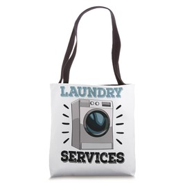 Laundry Services Mechanic Funny Women Washing Machine Tote Bag