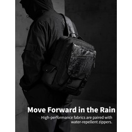 BASICPOWER Laptop Sling Bag for Men Women, Sling Backpack Crossbody Bag Fits 14 inch Computer with USB Port Anti-theft for Travel Daily