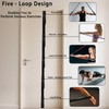1Pcs Black Heavy Duty Multi-Loop Door Anchor for Resistance Bands,
