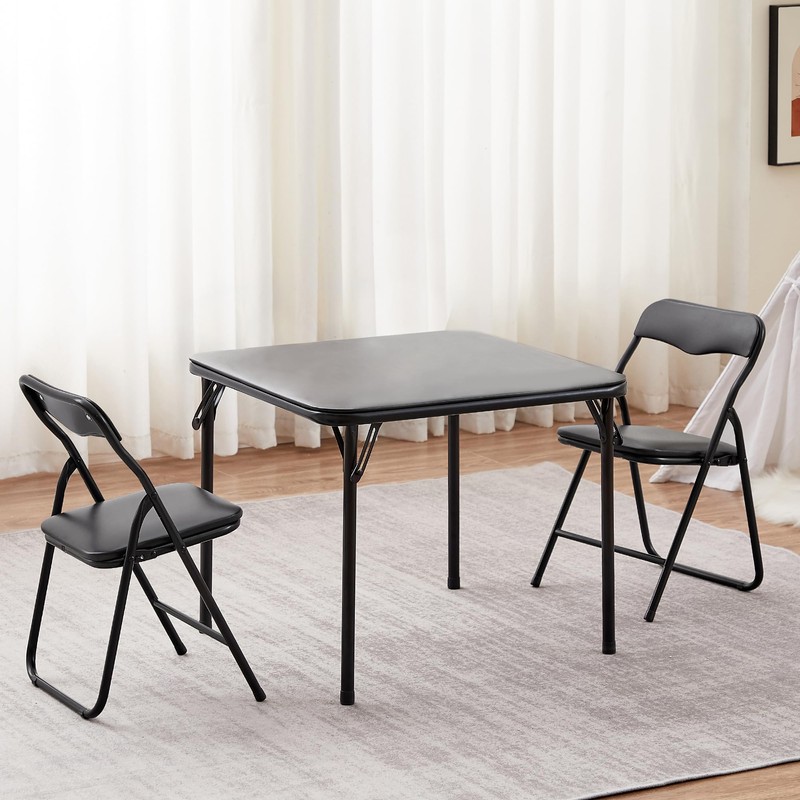 VECELO 24'' Kids Folding Activity Card Table, with Ultra Soft