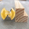 KOWOOD (Small) 1/4" Inch Shank 45 Degree Lock Miter Router