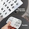 Alphabet Number Stencils – 24PCS Reusable Letter Templates for Journals,