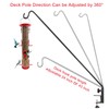 ERYTLLY Heavy Duty Deck Hook, Extensible and Adjustable Deck Hook