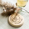 Spruchreif Coasters for drinks, wooden coasters for drinking glasses, 2-in-1