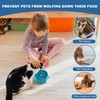 Slow Feeder Bowl for Dogs and Cats with Clean Brush,