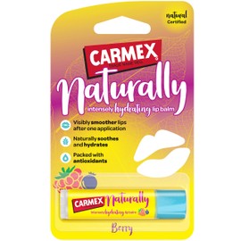 CARMEX Naturally Berry Lip Balm Stick, (4.25g) Colloidal Oatmeal, Pure cupuaçu and murumuru. Smoother, Hydrated Lips