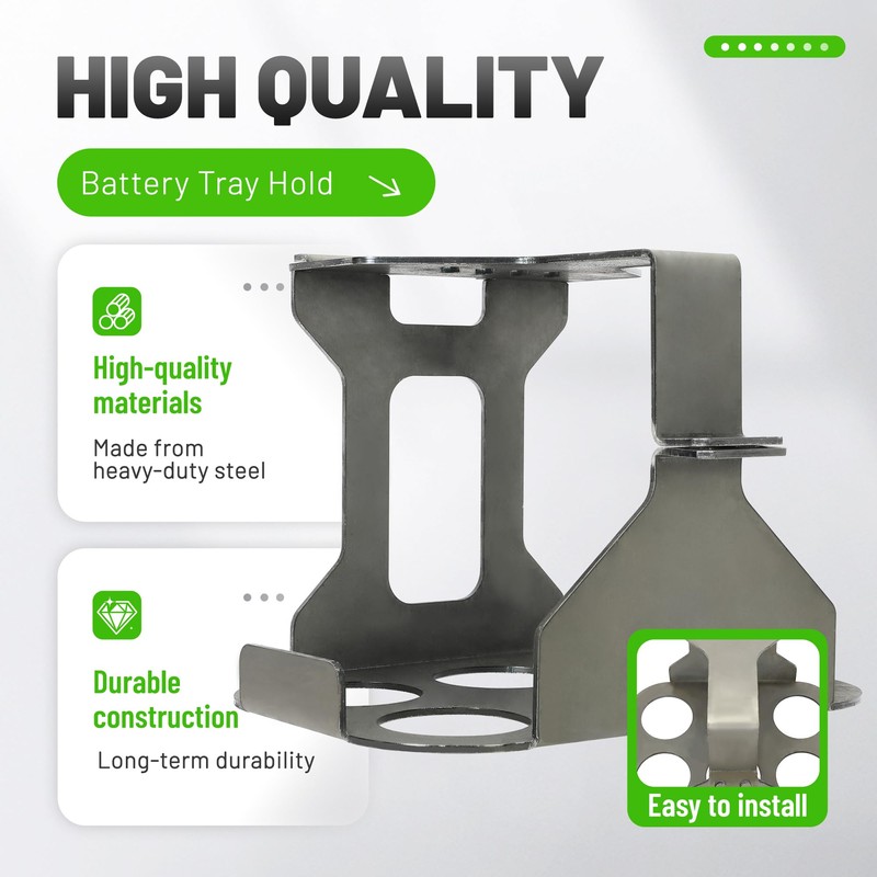 ALMULOO Universal Battery Tray Hold Compatible with Optima Group 34