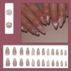 Almond Press on Nails Medium False Nails Cat's Eye False