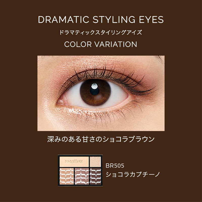 MAQUILLAGE Dramatic Styling Eyes BR505 4g | Eyeshadow | Powder