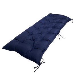 Eoieov Outdoor Bench Cushion Waterproof Garden Loveseat Cushion, 40"x20" Patio Bench Cushion for Outdoor Furniture Garden Furniture Patio Lounger Bench Pads Navy Blue,