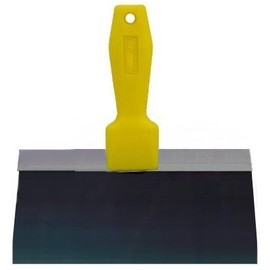 Wal-Board Tools 21-016 6" x 3" Blue Spring Steel Blade Taping Knife with Textured Handle (TH-06)