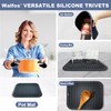 Walfos Silicone Trivets for Hot Pots and Pans - 446°F