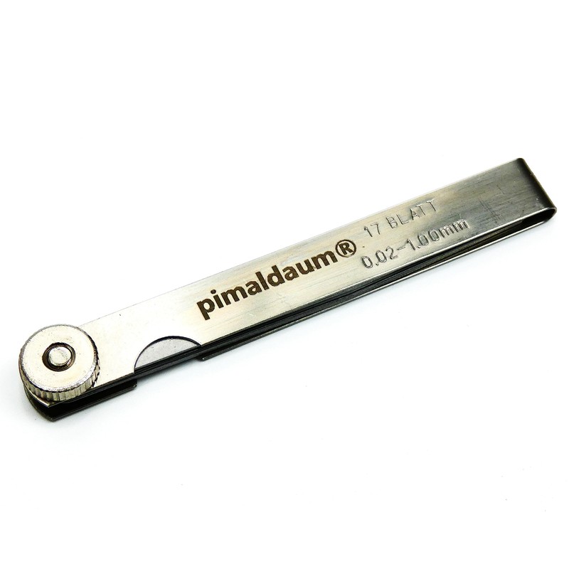 PIMALDAUM® Feeler gauge according to DIN 2275, manganese steel for