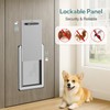 Parab House Large Dog Door with Aluminum Frame,Heavy Duty Large