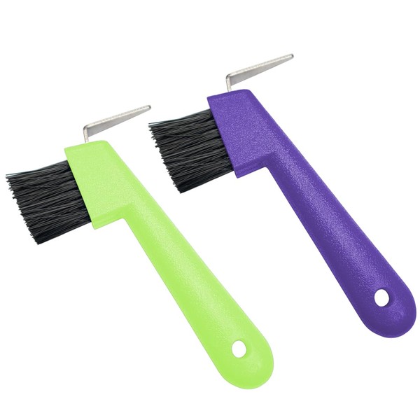 HZAOPZE 2 x Hoof Picks Horse Head Hoof Scraper with