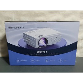 VANKYO Leisure 3 Mini Video Projector For Home Entertainment With Carry Bag