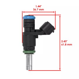 Caltric 2 Fuel Injector Injection Valve for Can-Am Outlander Max 800R 4X4 EFI 2009-2012