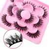 3D Russische Volumen-Falsche Wimpern 5 Paar Wimpern Natürlich Dramatisch Flauschig